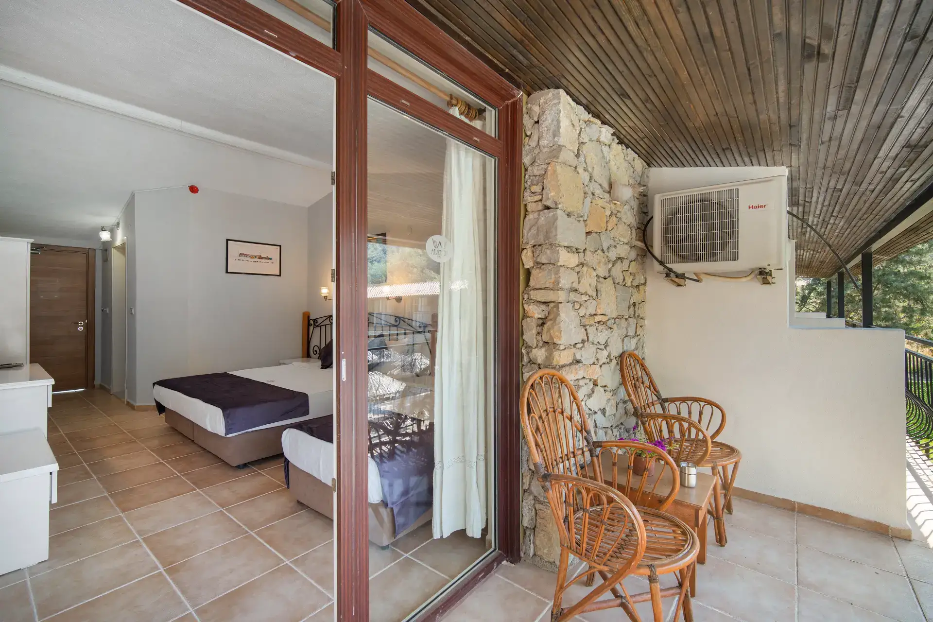 Room with Balcony and pool view