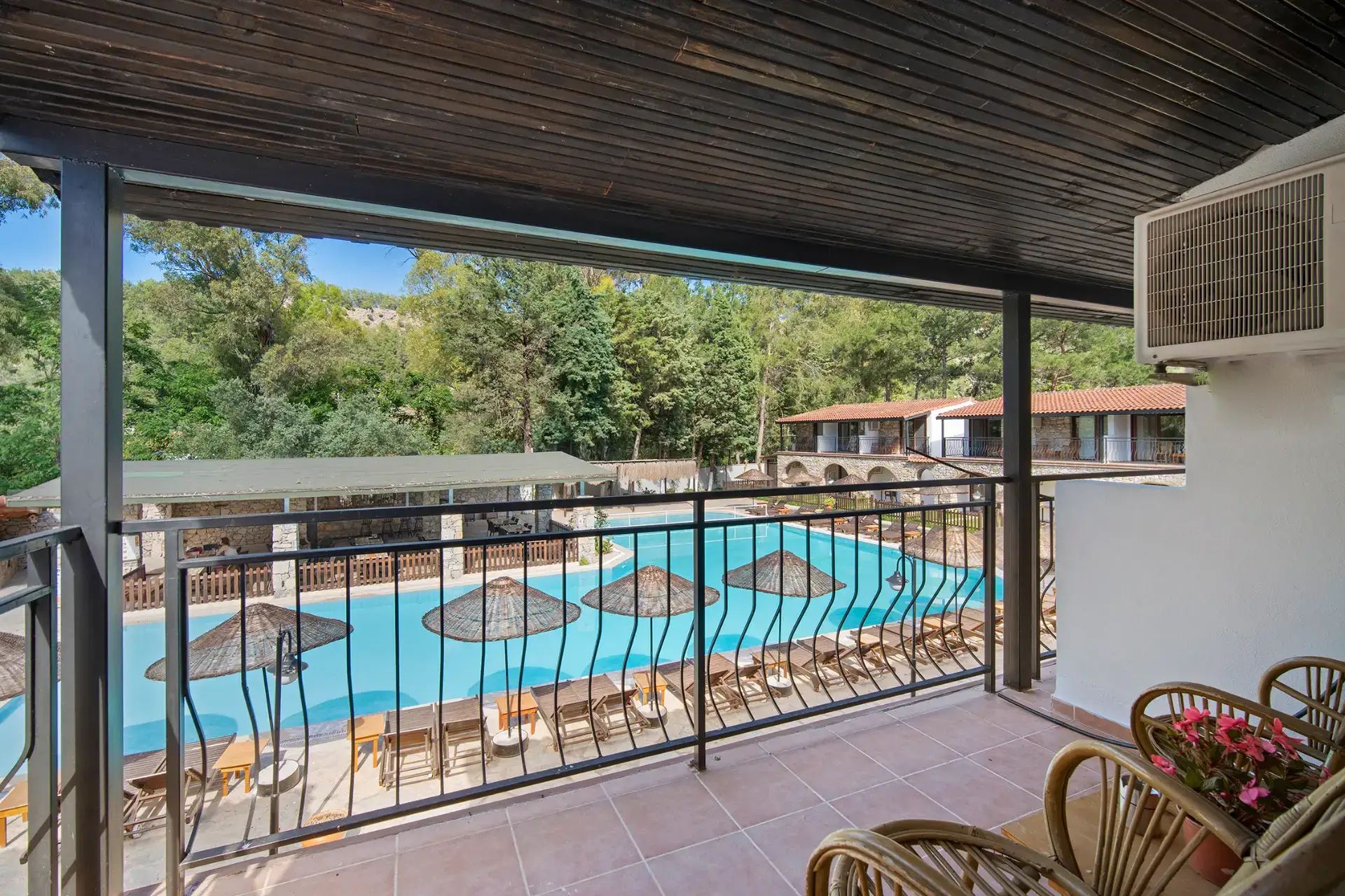 Room with Balcony and pool view