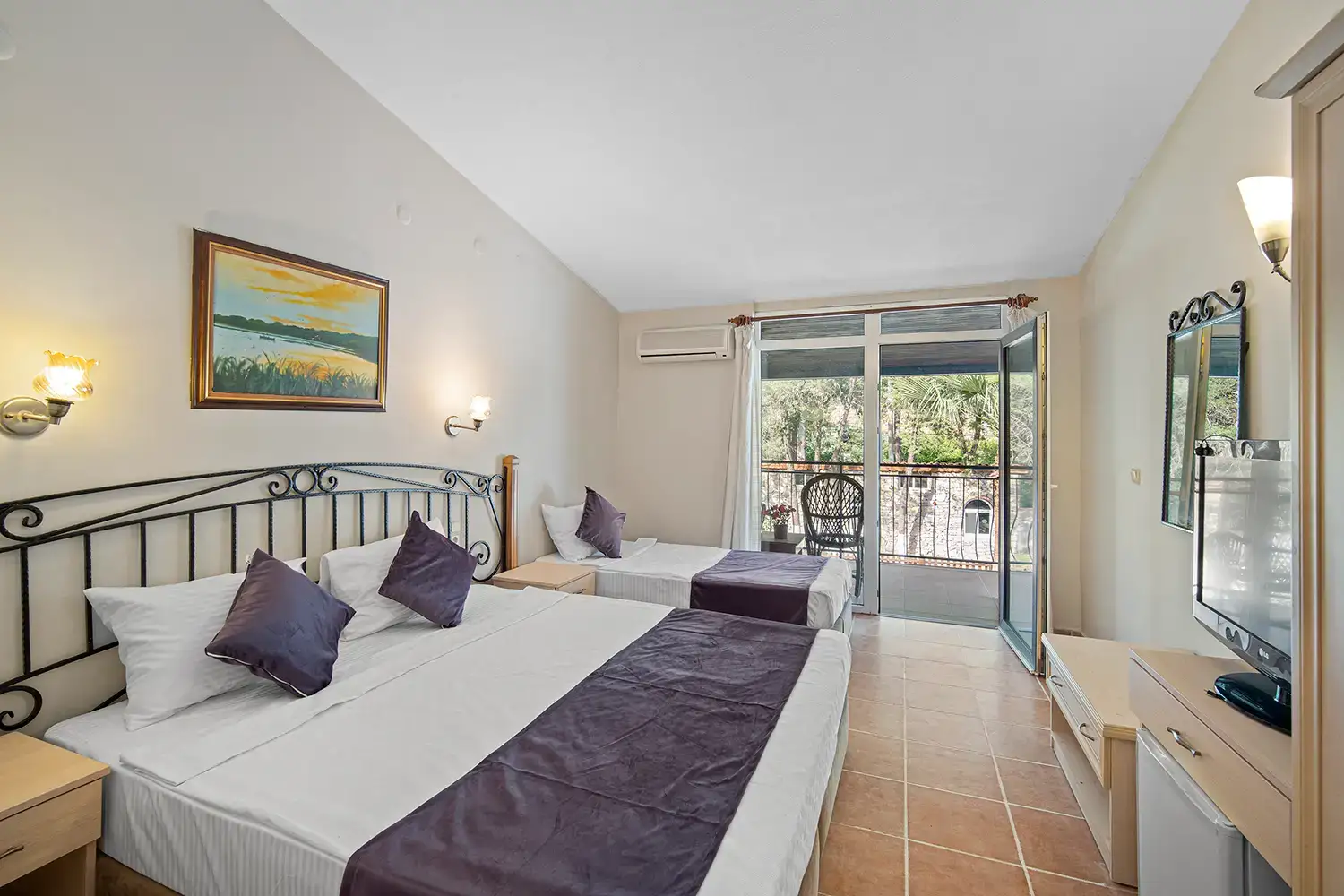 Room with Balcony and pool view